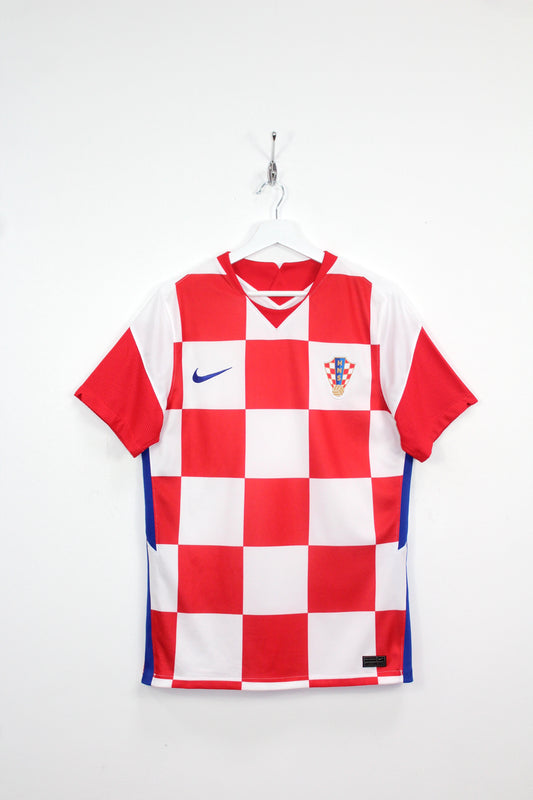 NIKE CROATIA 2020-21 HOME FOOTBALL SHIRT MEDIUM