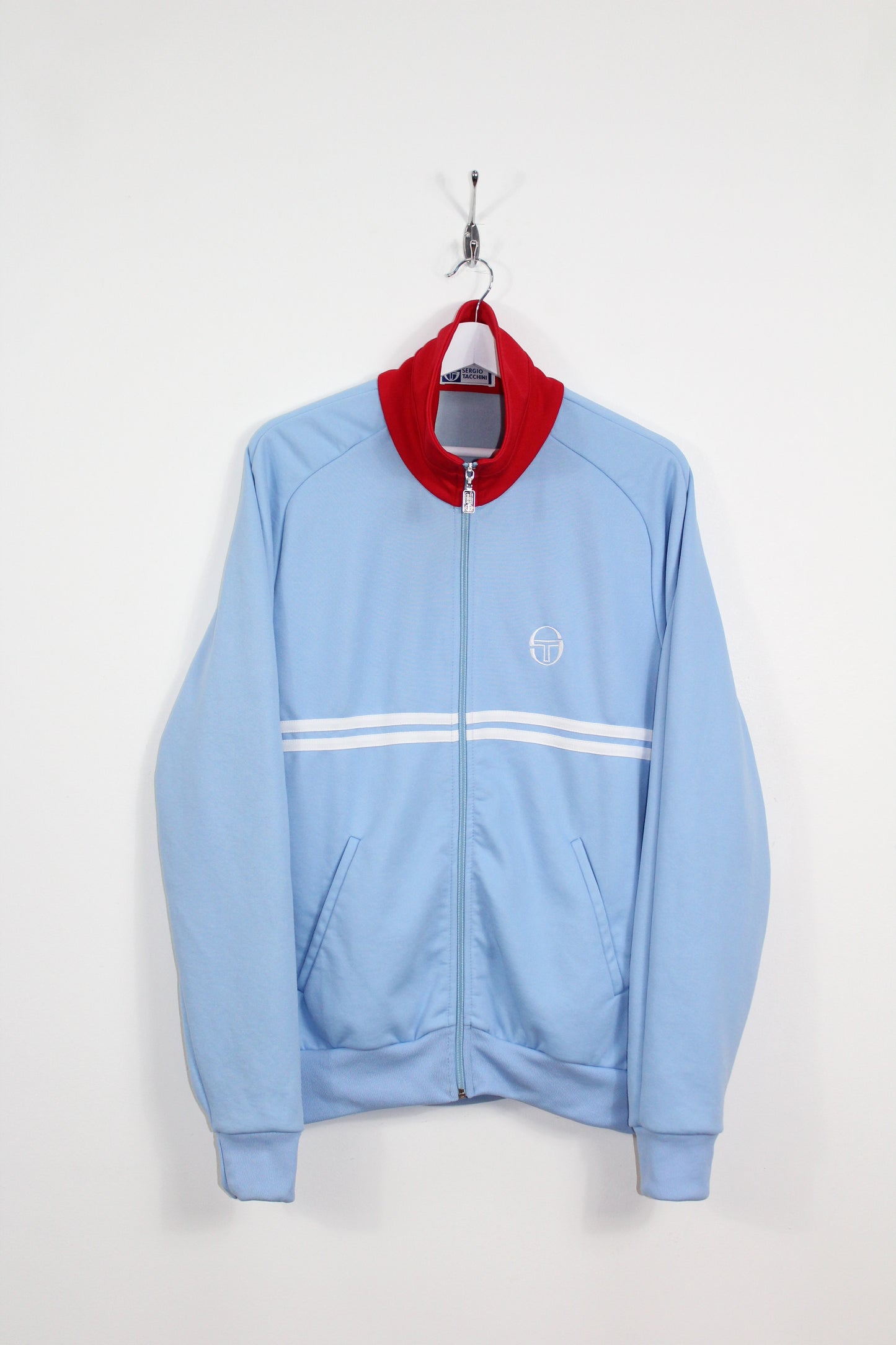 SERGIO TACCHINI VINTAGE DALLAS TRACKSUIT TOP JACKET LARGE