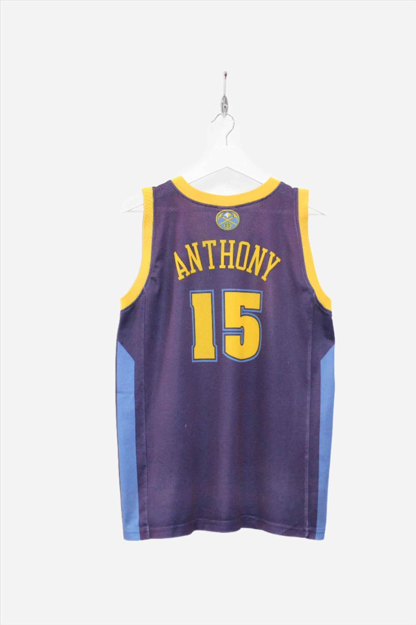 CHAMPION VINTAGE DENVER NUGGETS 2006 #15 ANTHONY NBA JERSEY MEDIUM