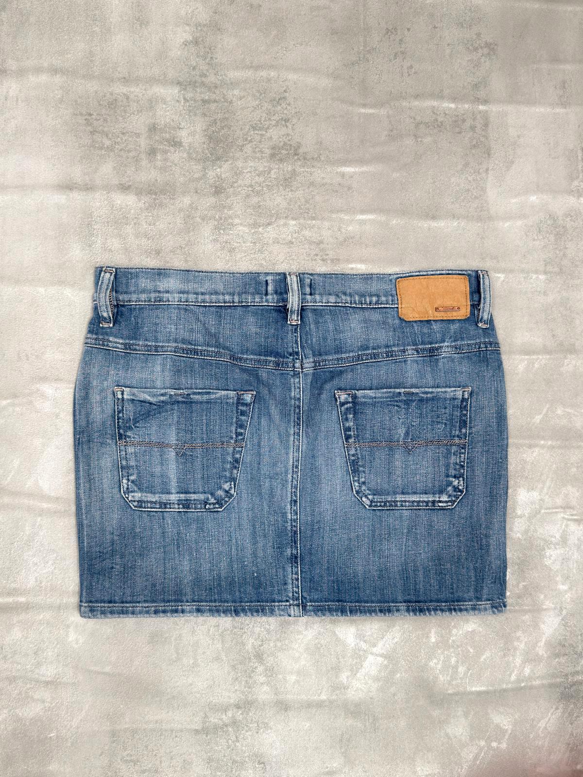 VINTAGE Y2K DIESEL DENIM MINI SKIRT W 32"