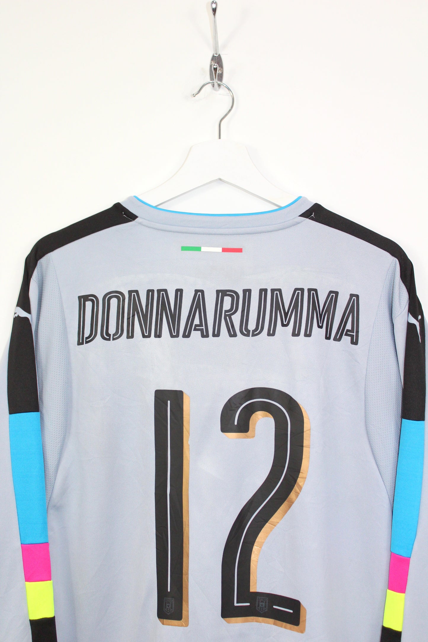 ITALY EURO 2016 PUMA LONG SLEEVES GOALKEEPER SHIRT DONNARUMMA #12 XL