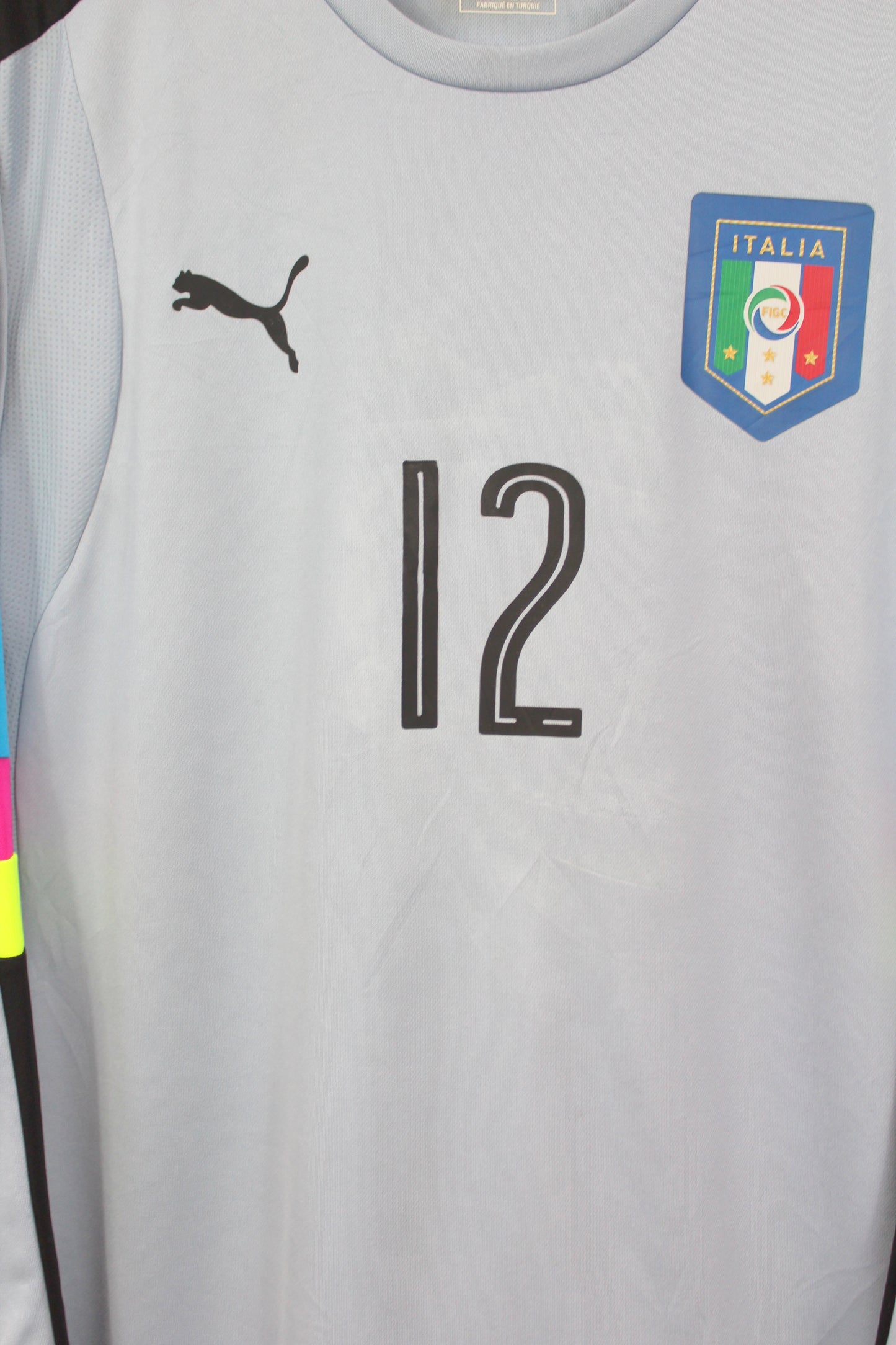 ITALY EURO 2016 PUMA LONG SLEEVES GOALKEEPER SHIRT DONNARUMMA #12 XL