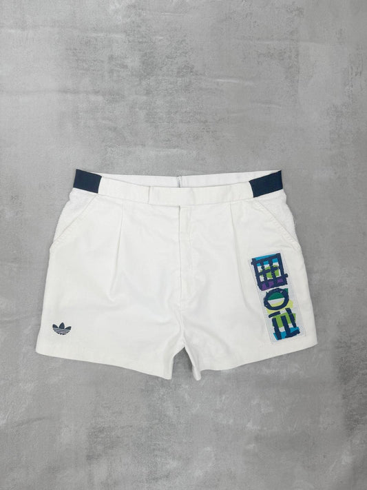 ADIDAS 90'S VINTAGE STEFAN EDBERG WIMBLEDON 1991 TENNIS SHORTS MEDIUM