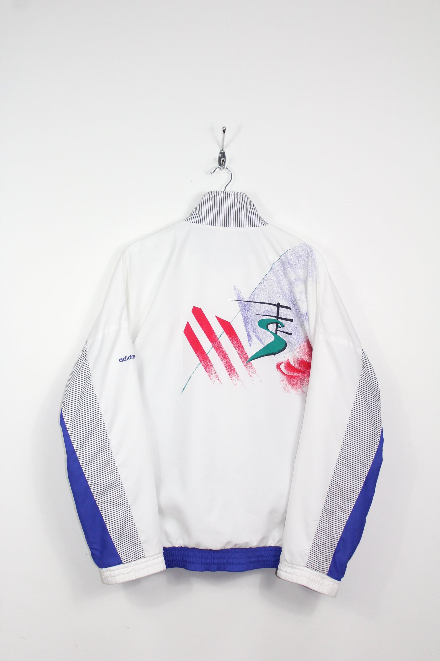 ADIDAS 90'S VINTAGE STEFAN EDBERG 1992 TENNIS TRACKSUIT TOP JACKET LARGE