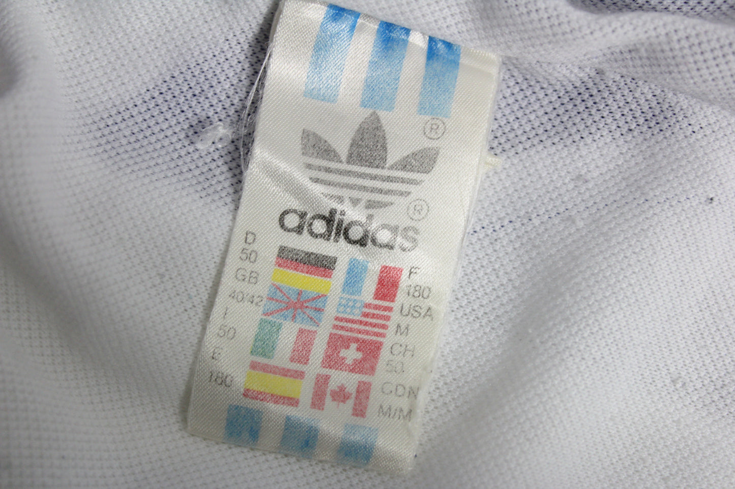 ADIDAS 90'S VINTAGE STEFAN EDBERG 1992 TENNIS TRACKSUIT TOP JACKET LARGE