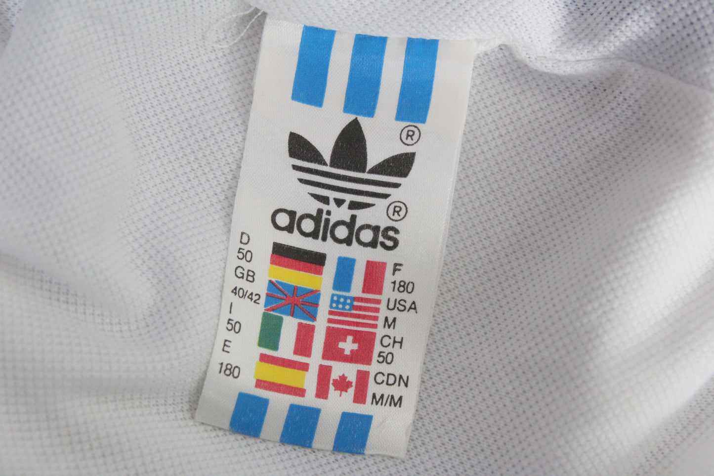 ADIDAS 90'S VINTAGE STEFAN EDBERG 1992 TENNIS TRACKSUIT TOP JACKET LARGE