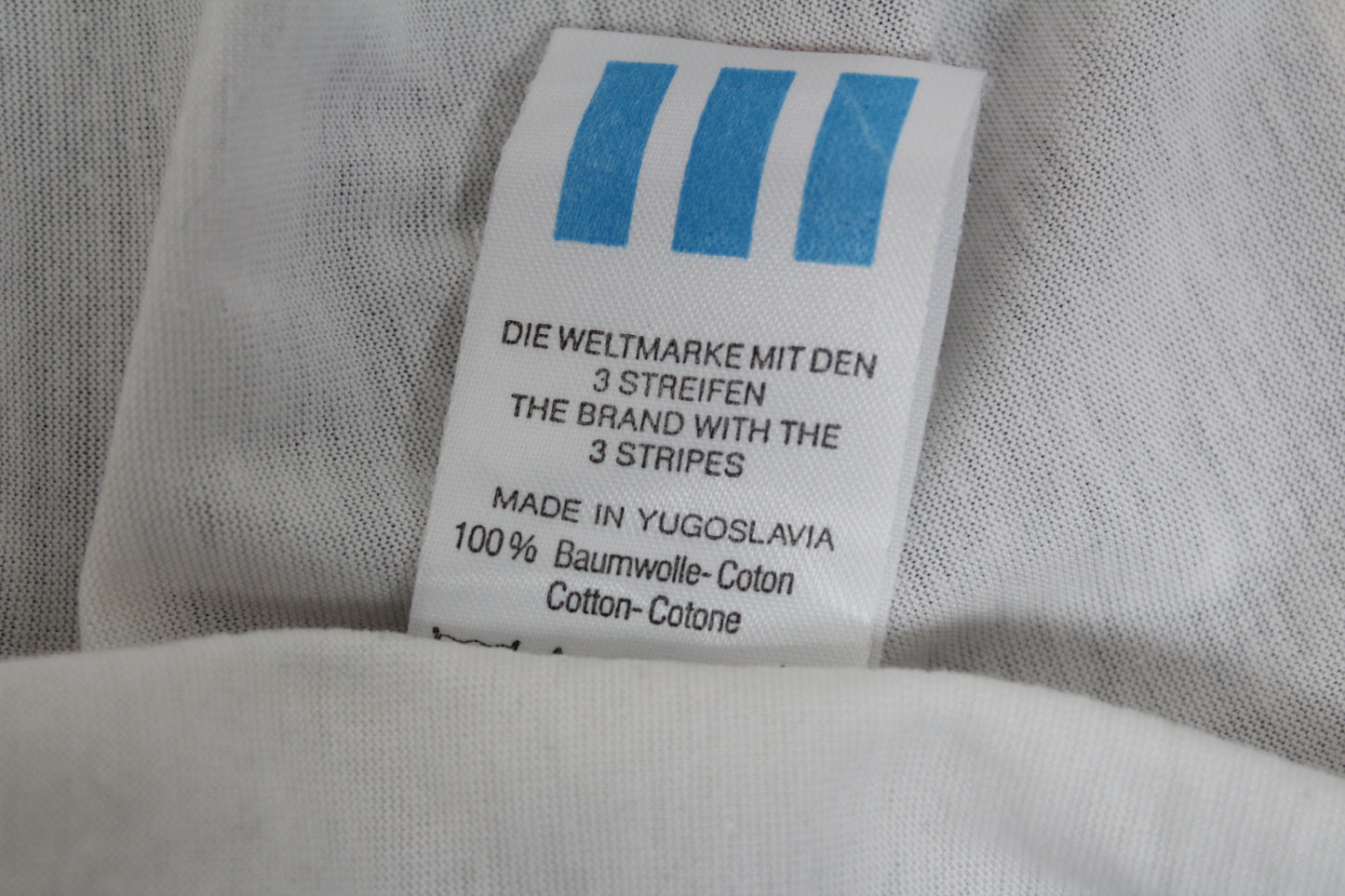 ADIDAS VINTAGE STEFAN EDBERG WIMBLEDON 1991 TENNIS T-SHIRT MEDIUM