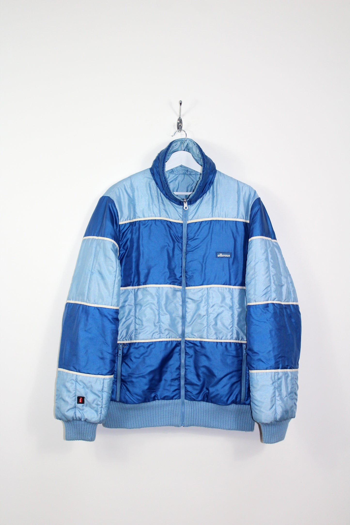 ELLESSE PENGUIN 80'S VINTAGE REVERSIBLE SKI PUFFER JACKET MEDIUM