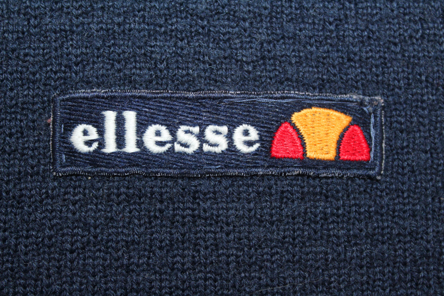 ELLESSE 80'S VINTAGE TENNIS SLEEVELESS WOOL JUMPER LARGE