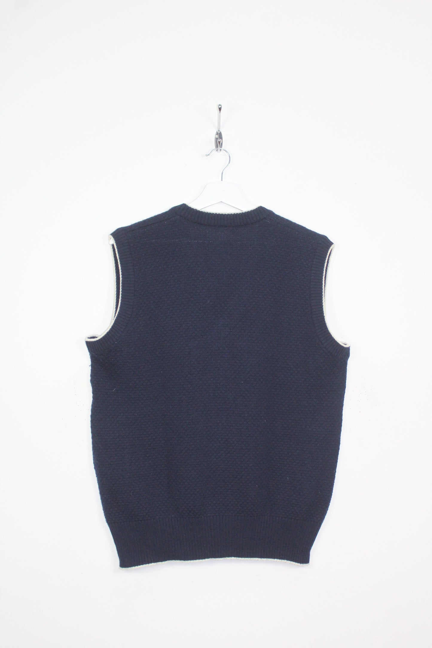 ELLESSE 80'S VINTAGE TENNIS SLEEVELESS WOOL JUMPER XL