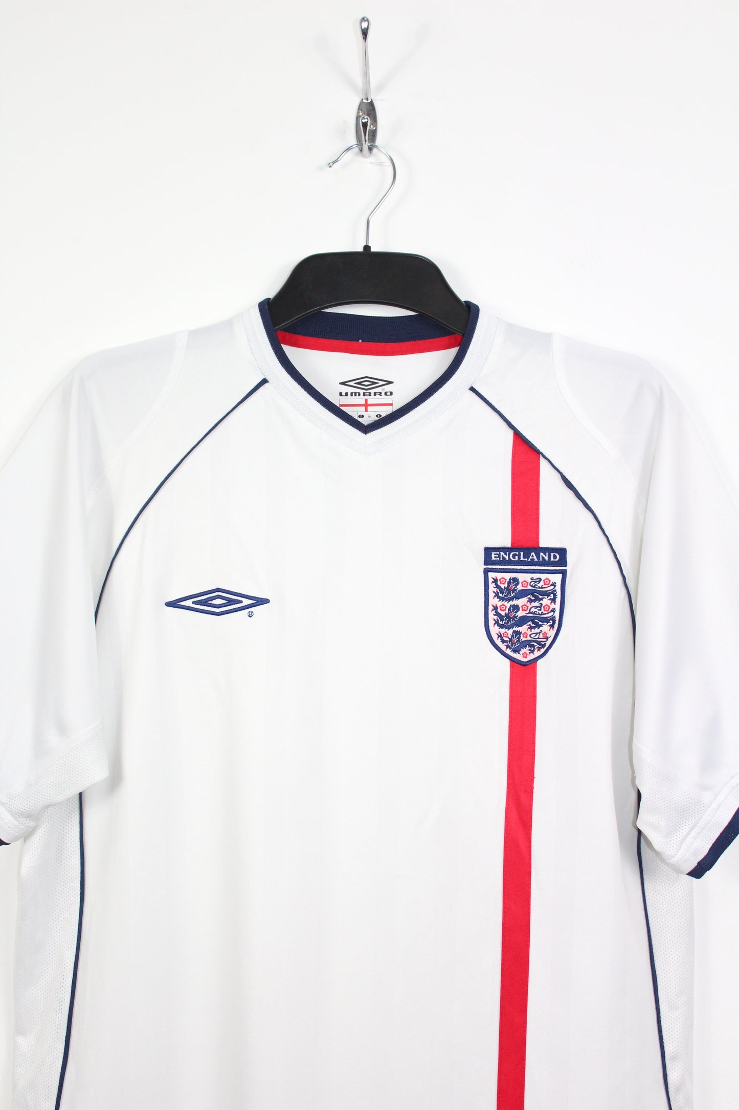 ENGLAND 2001-03 UMBRO HOME FOOTBALL SHIRT LARGE