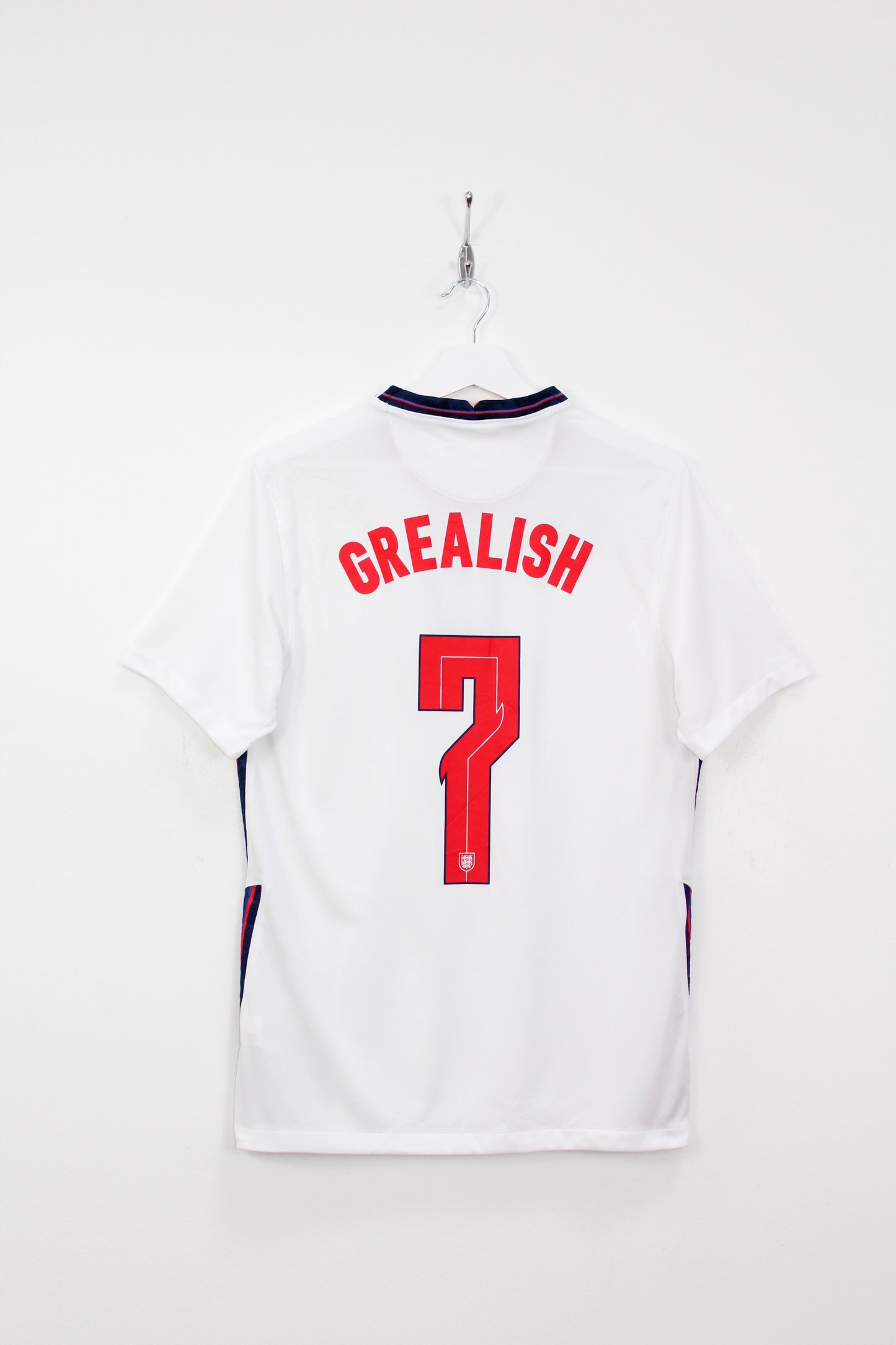 ENGLAND EURO 2020 NIKE HOME FOOTBALL SHIRT #7 GREALISH,MEDIUM