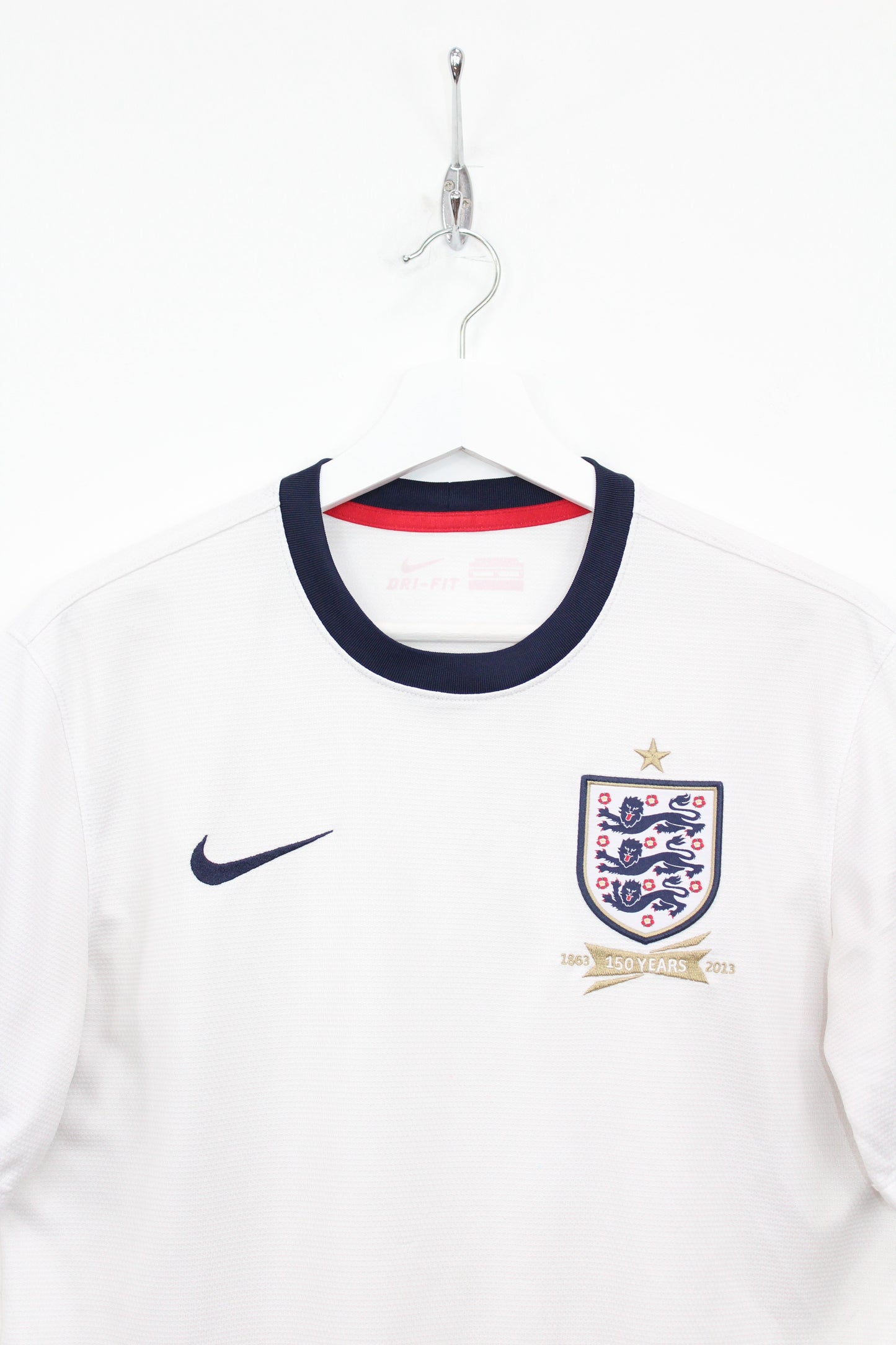 ENGLAND 2013 150ᵗʰ ANNIVERSARY NIKE HOME FOOTBALL SHIRT MEDIUM