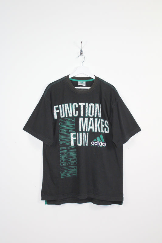 ADIDAS EQUIPMENT FUNCTION MAKES FUN 90'S VINTAGE T-SHIRT LARGE