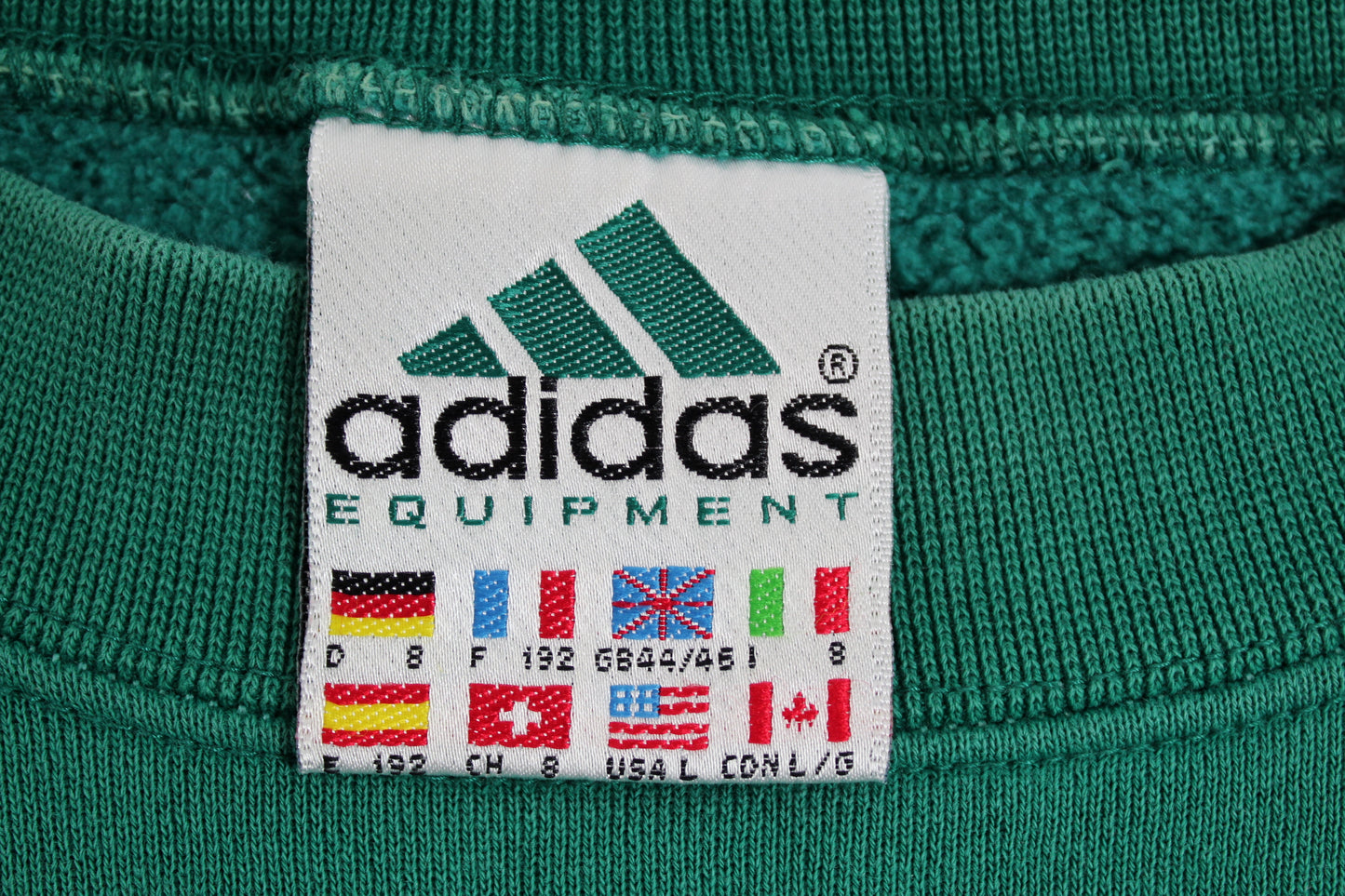 ADIDAS EQUIPMENT 90'S VINTAGE EQT SWEATSHIRT D8 XXL