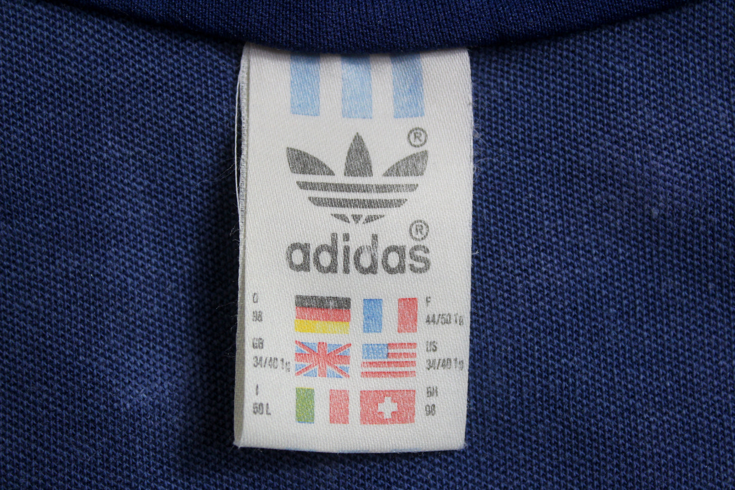 ADIDAS 70'S VINTAGE EUROPA UNIVERSAL TRACKSUIT TOP JACKET MEDIUM