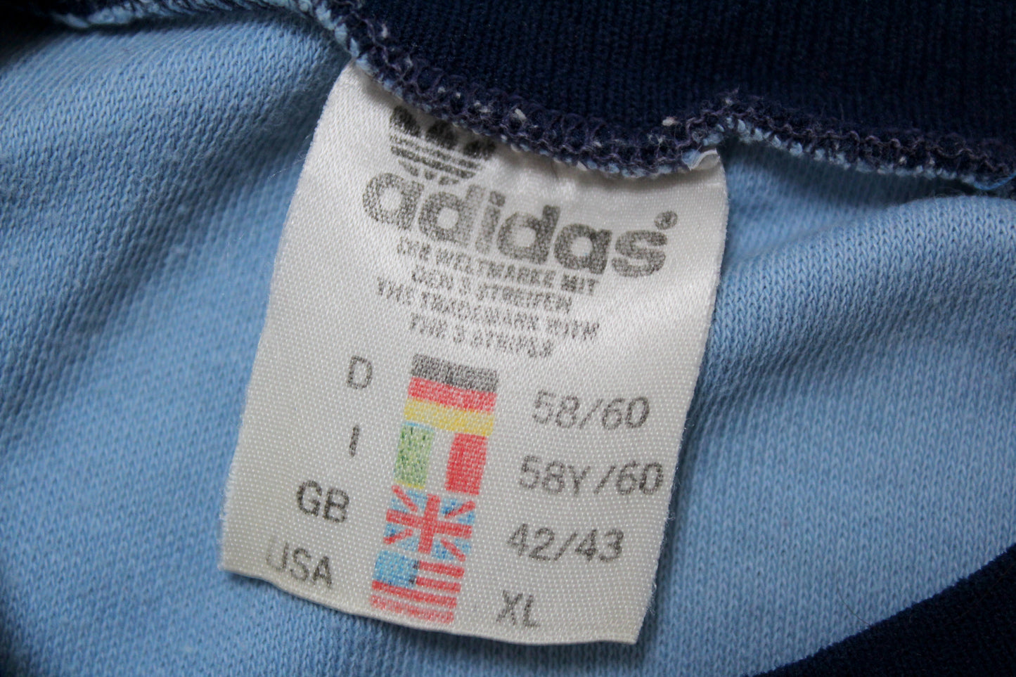 ADIDAS 70'S VINTAGE EUROPA T-SHIRT MEDIUM