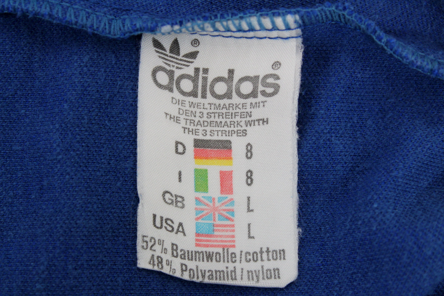 ADIDAS FIRST EUROPA 70'S VINTAGE TRACKSUIT BOTTOMS D8 LARGE