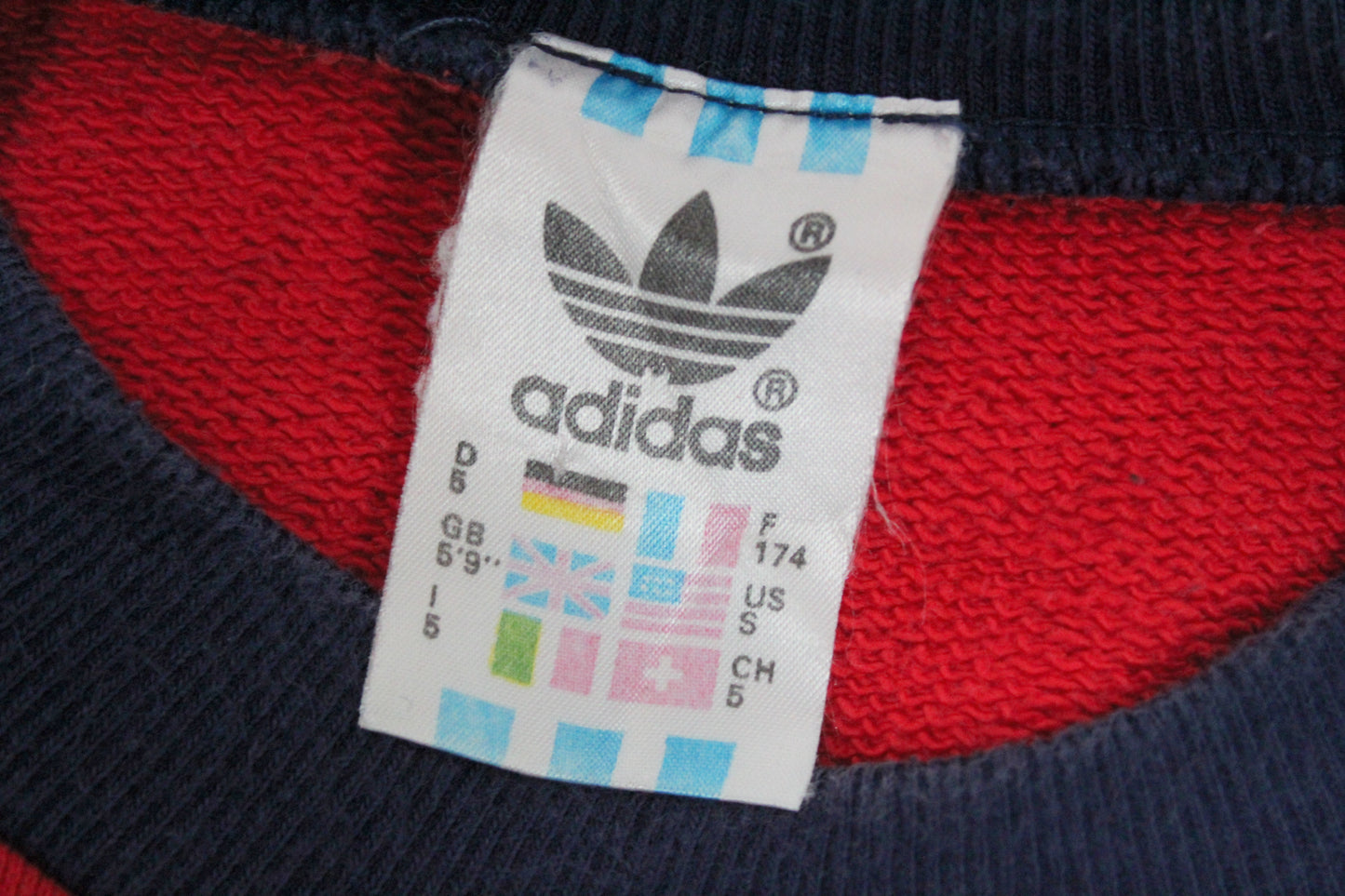 ADIDAS 80'S VINTAGE EUROPA SWEATSHIRT D5 MEDIUM