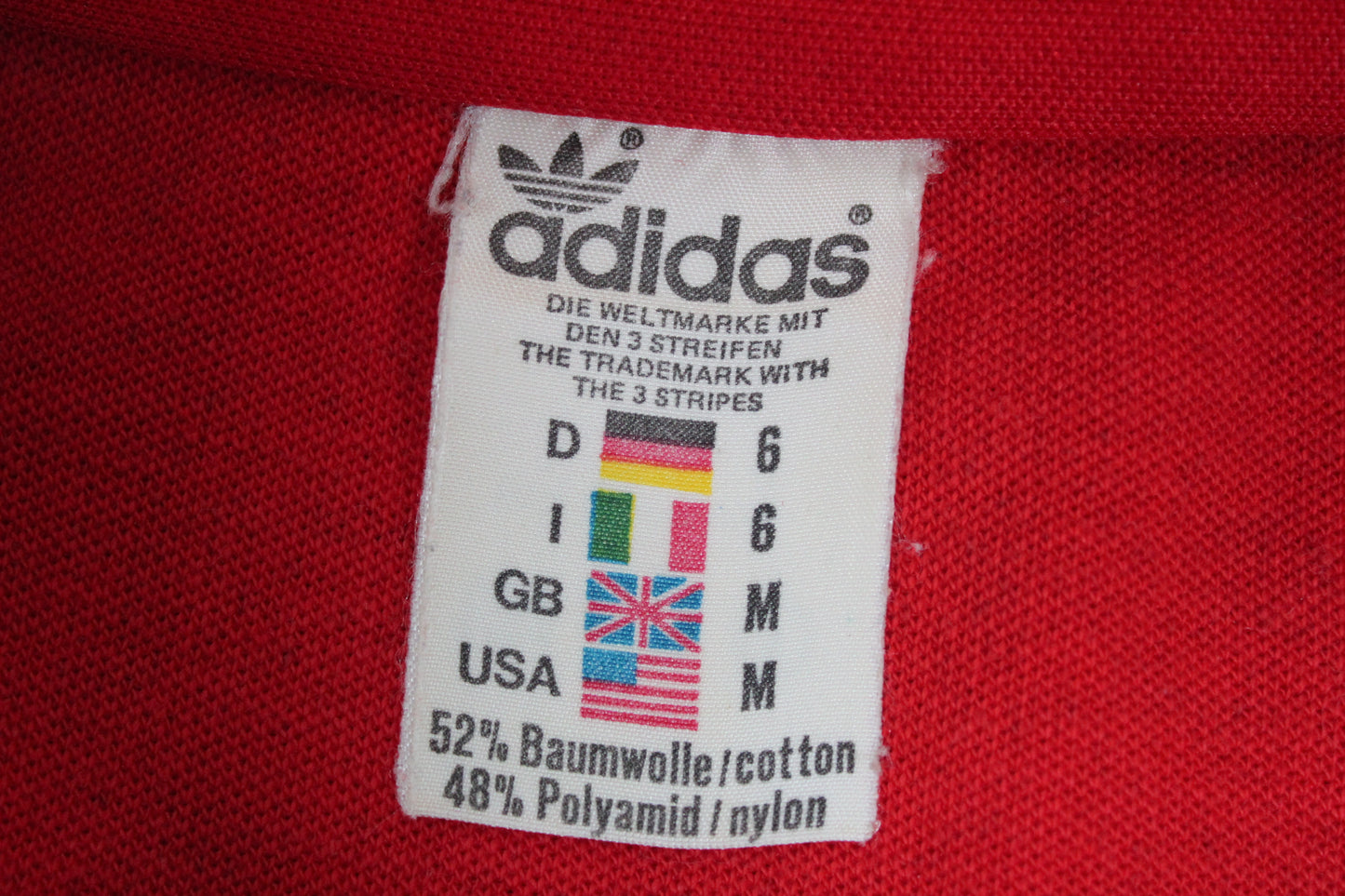 ADIDAS 70'S VINTAGE EUROPA TRACKSUIT TOP JACKET D6 MEDIUM