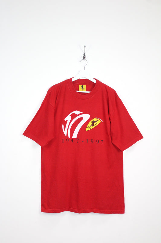 VINTAGE FERRARI 50th ANNIVERSARY 1947-1997 T-SHIRT XL