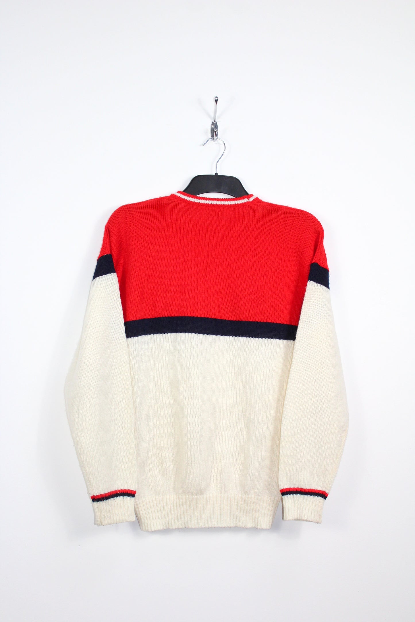 FILA 80'S VINTAGE SIRO KNIT WOOL JUMPER MEDIUM