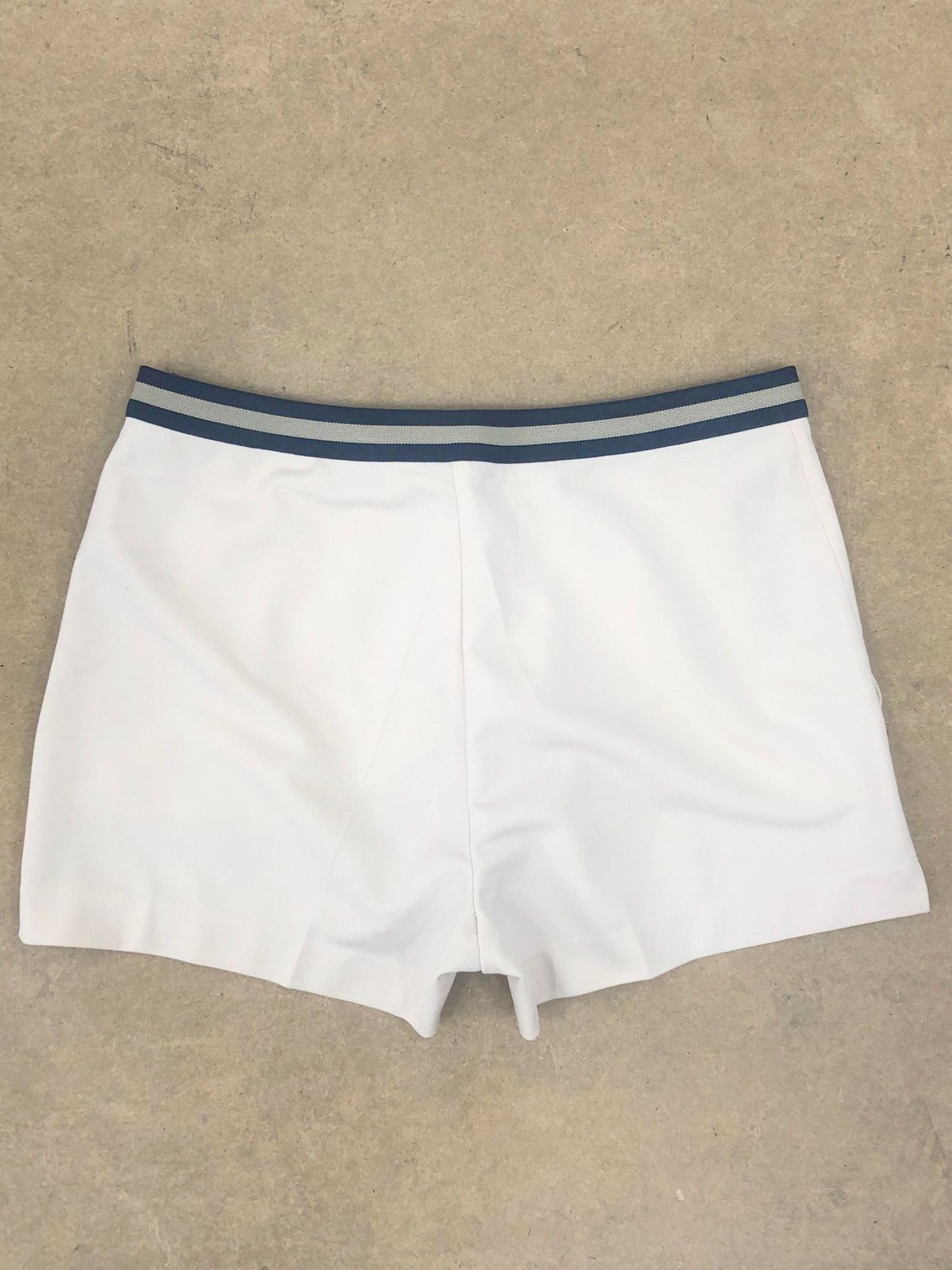 FILA 80'S VINTAGE WHITE LINE SETTANTA,BORG TENNIS SHORTS MEDIUM