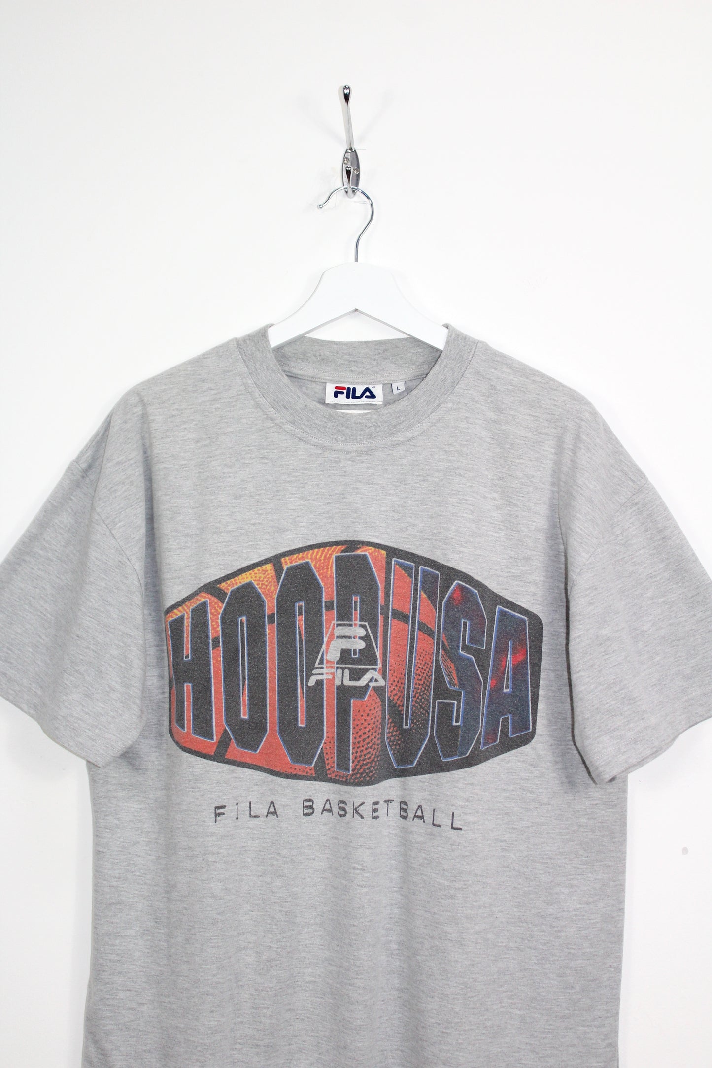 FILA BASKETBALL 90'S VINTAGE GRAPHIC T-SHIRT LARGE