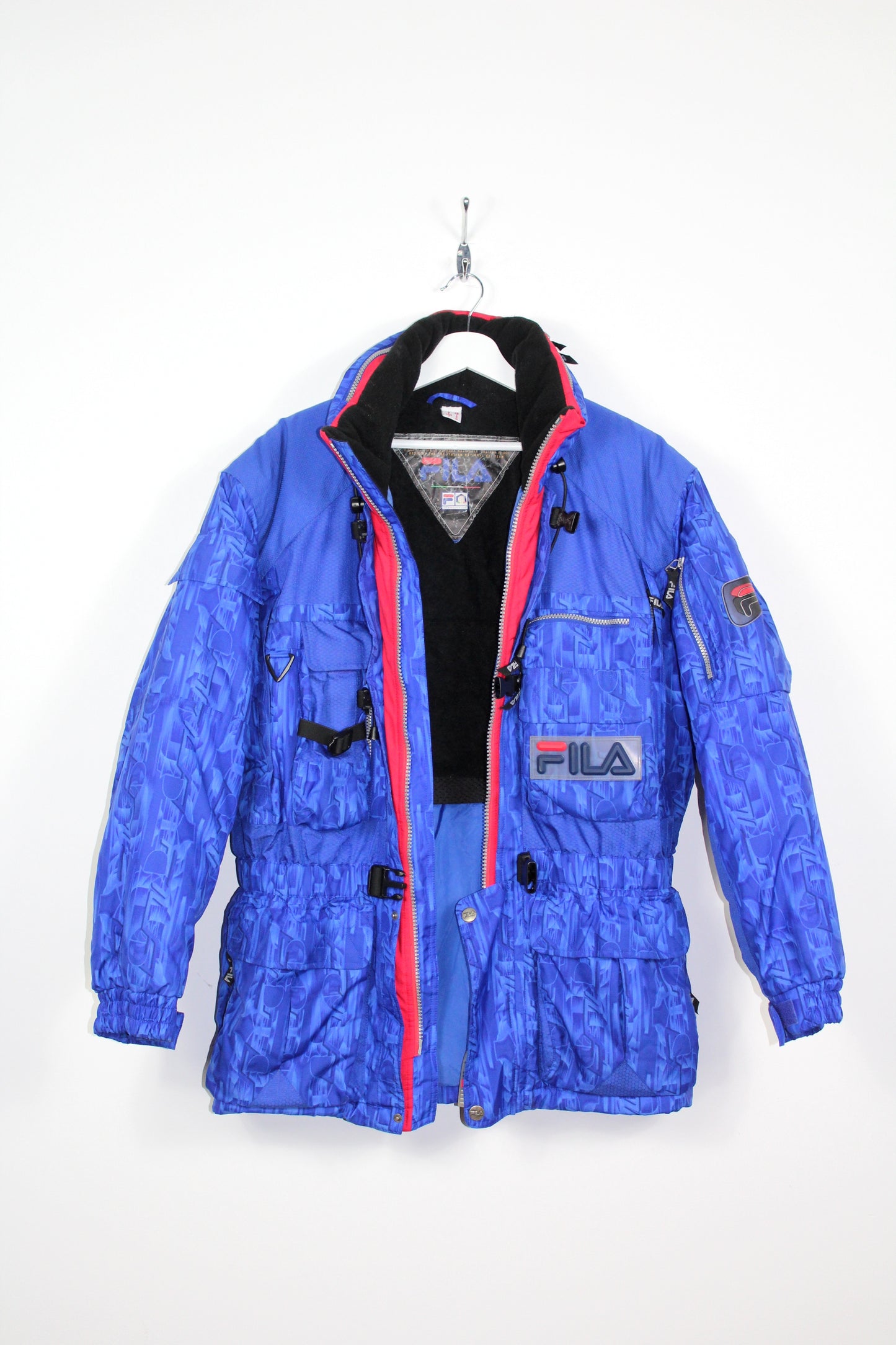 FILA 90'S VINTAGE ITALIA SKI TEAM JACKET MEDIUM