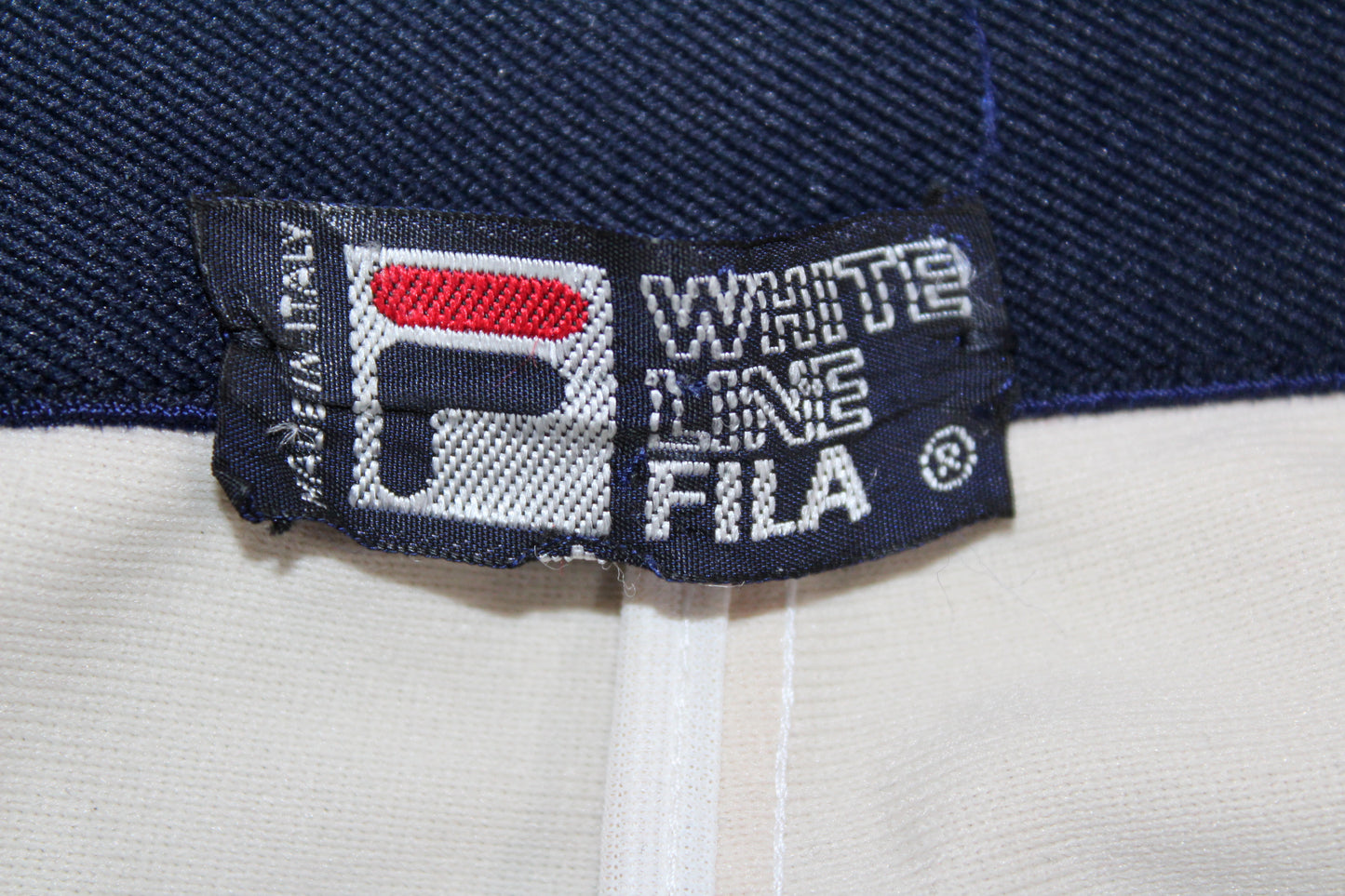 FILA 80'S VINTAGE WHITE LINE SETTANTA,BORG TENNIS SHORTS MEDIUM