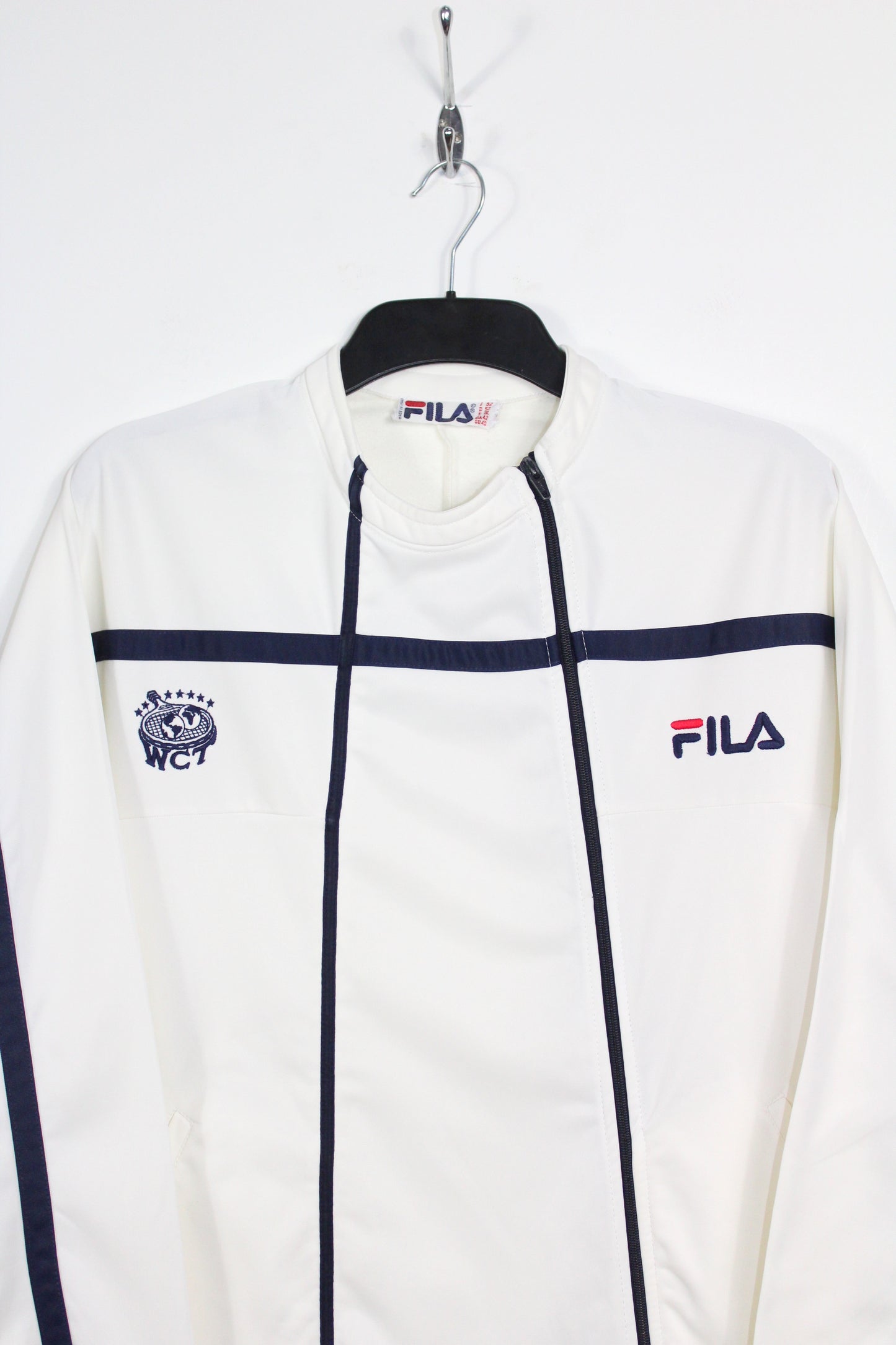 FILA OG 1980'S VINTAGE WCT TRACKSUIT TOP JACKET MEDIUM