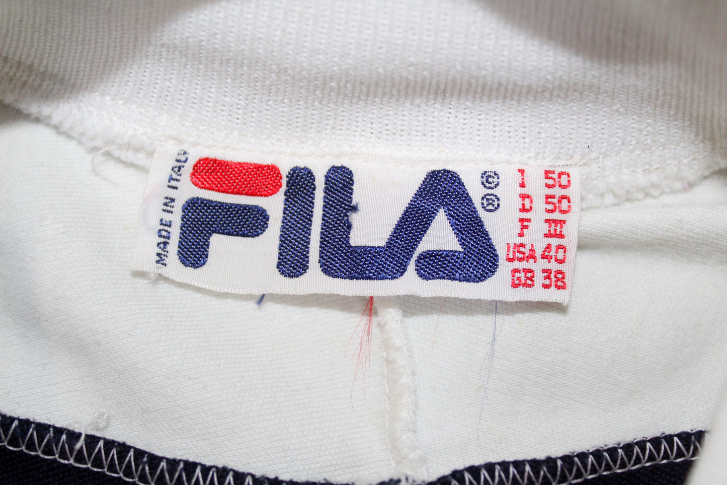 FILA 70'S VINTAGE TAMOLI TRACKSUIT TOP JACKET MEDIUM