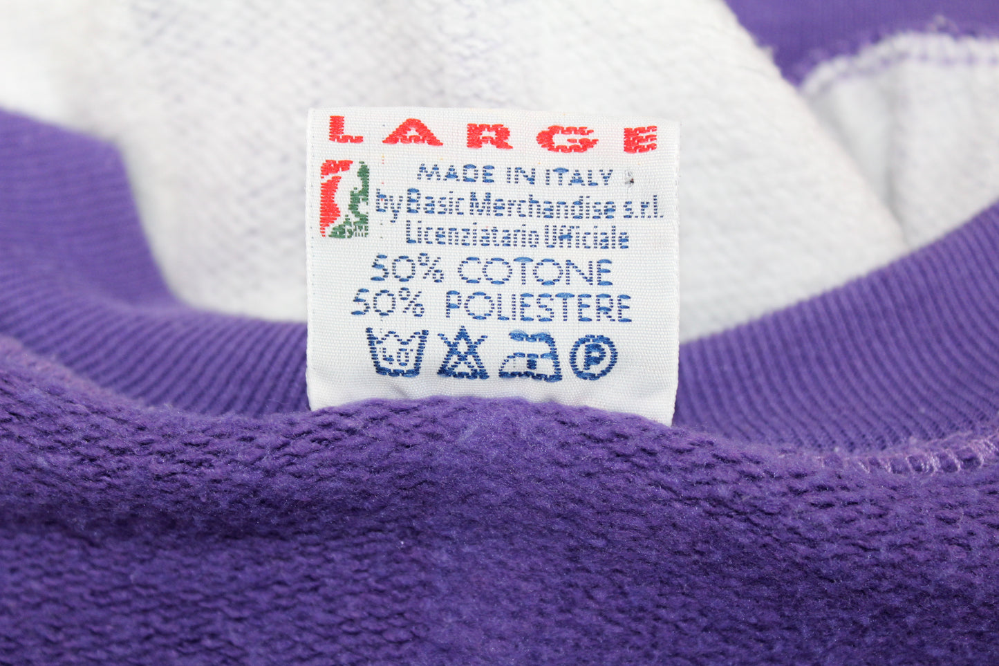 FIORENTINA 90'S VINTAGE LE FELPE DEI GRANDI CLUB SWEATSHIRT LARGE