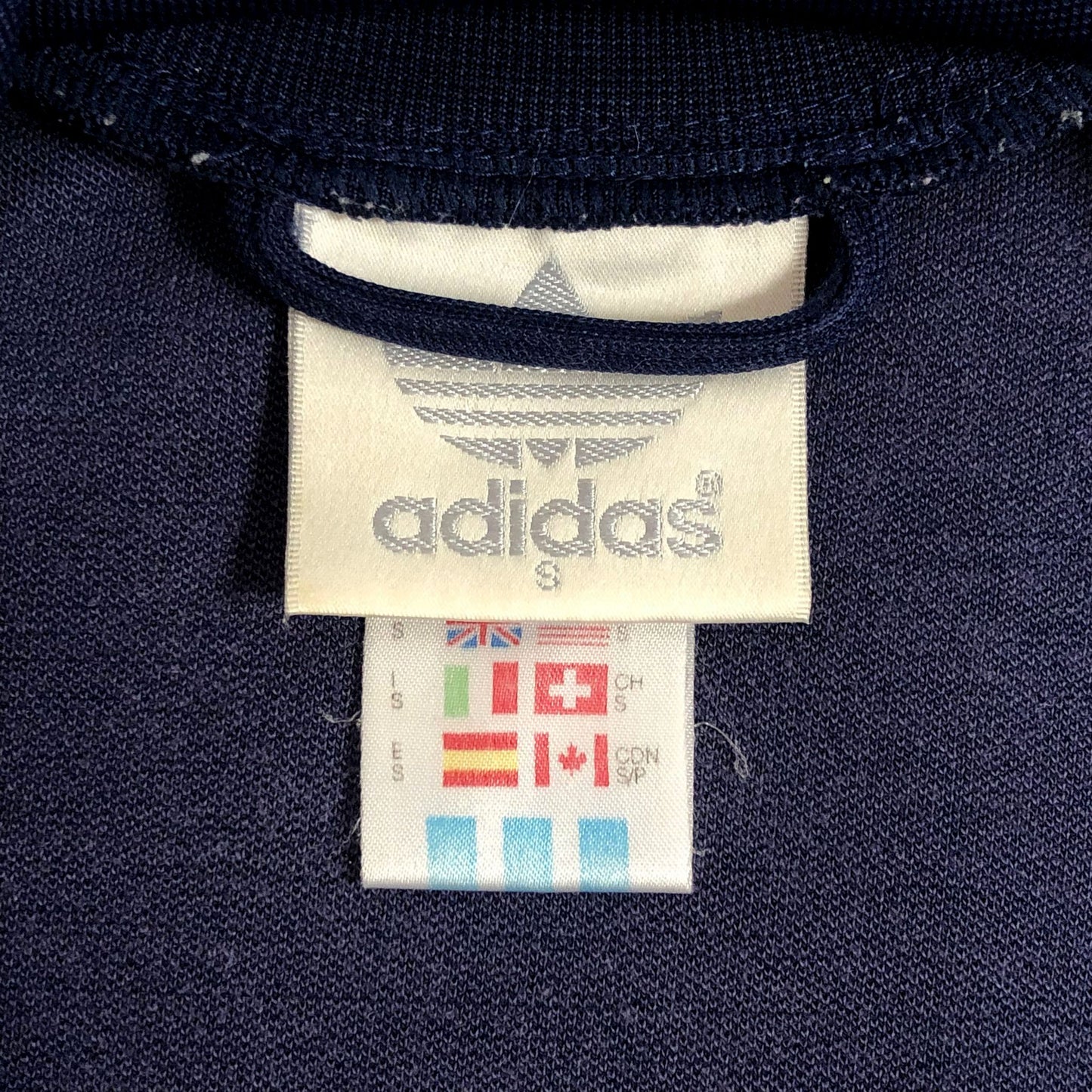 ADIDAS FIRST 90'S VINTAGE TRACKSUIT TOP JACKET SMALL