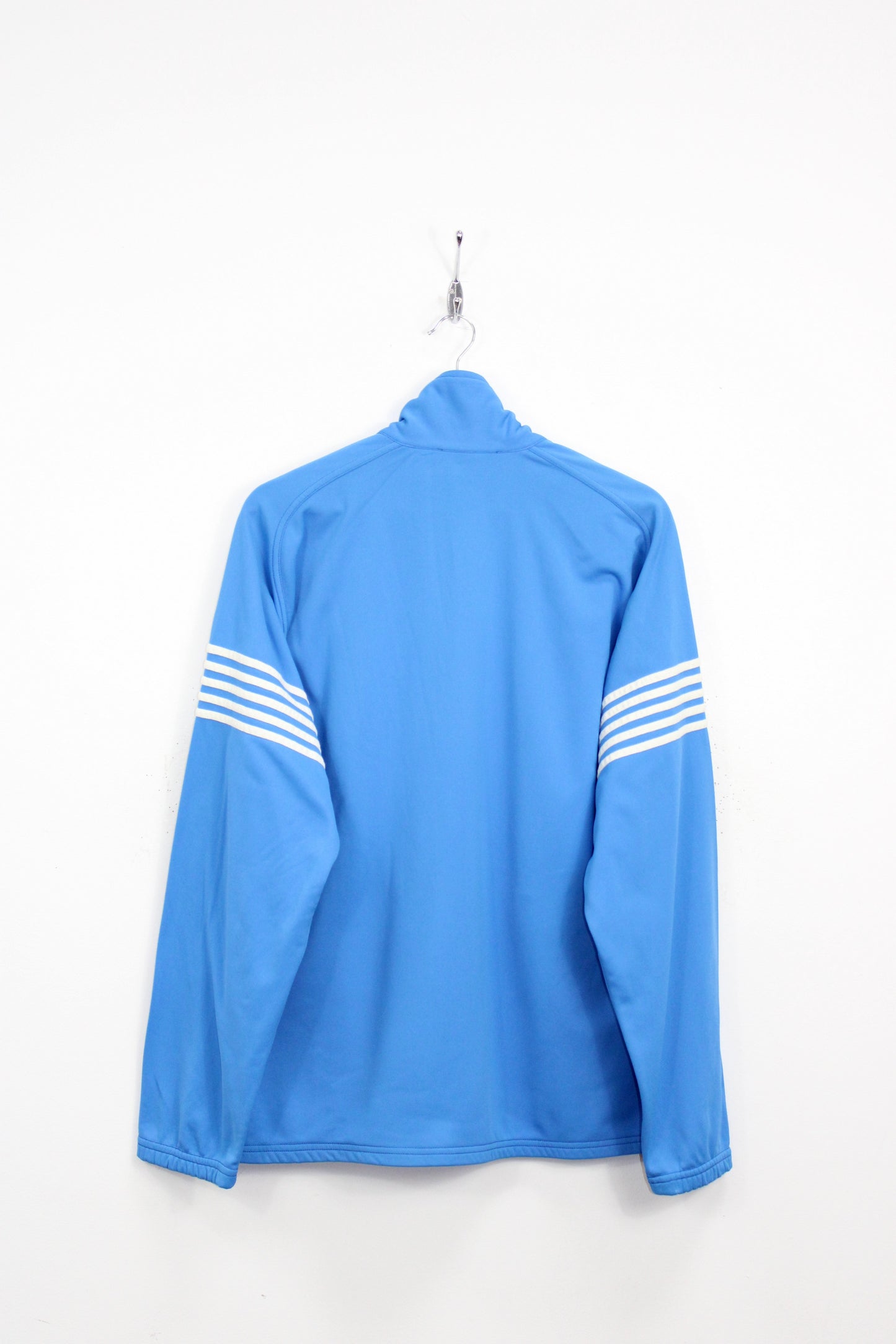 FILA 1980 VINTAGE FIVE STRIPE DOUBLE BADGE TRACKSUIT TOP JACKET LARGE