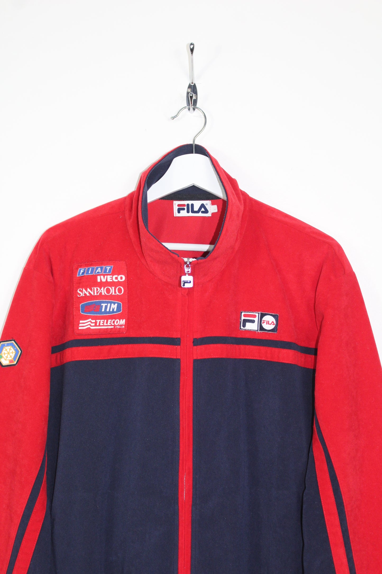 FILA VINTAGE ITALIA SKI TEAM TRACKSUIT TOP JACKET LARGE