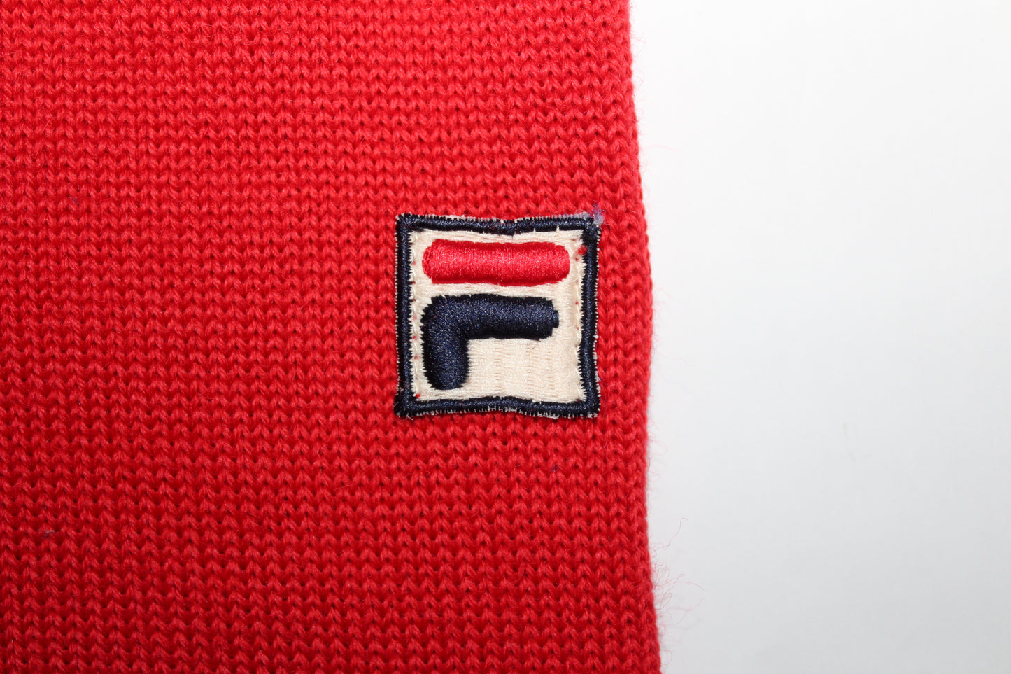 FILA 80'S VINTAGE SKI KNIT WOOL JUMPER MEDIUM
