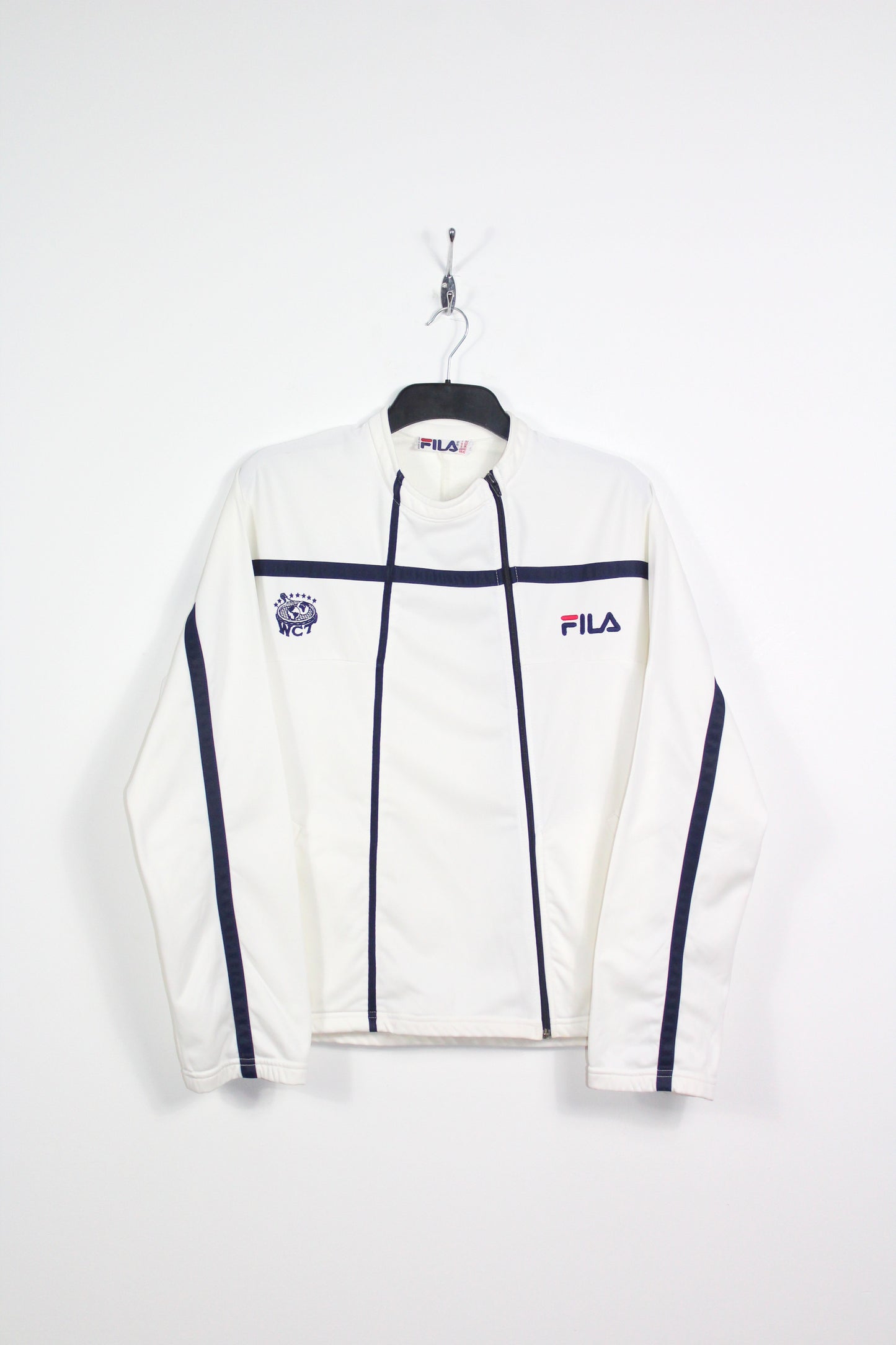 FILA OG 1980'S VINTAGE WCT TRACKSUIT TOP JACKET MEDIUM