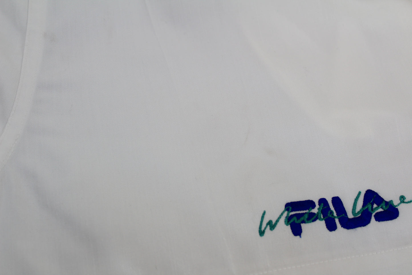 FILA 80'S VINTAGE WHITE LINE TENNIS SHORTS MEDIUM