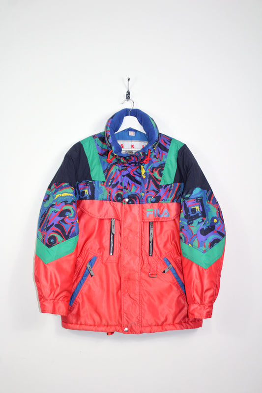 FILA 90'S VINTAGE ITALIA SKI TEAM PADDED JACKET MEDIUM