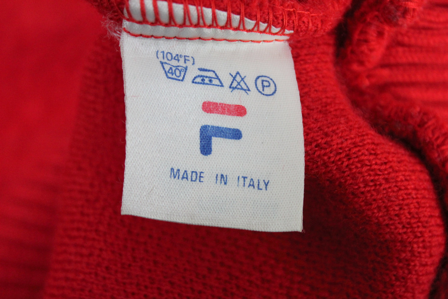 FILA 80'S VINTAGE WOOL SWEATSHIRT SMALL