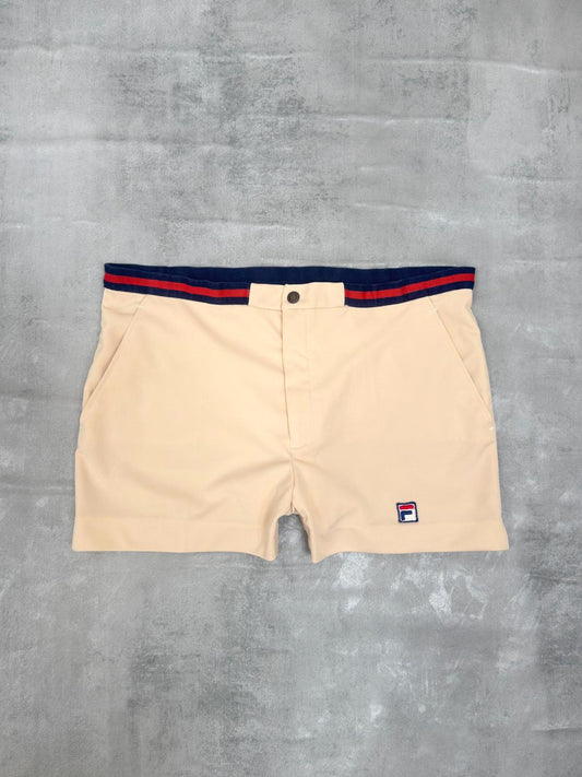 FILA 70'S VINTAGE WHITE LINE SETTANTA,BORG TENNIS SHORTS XL