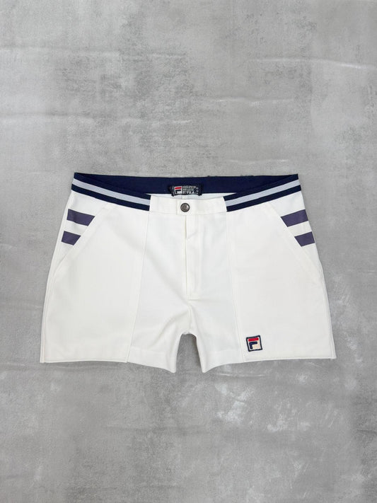 FILA OG 70'S VINTAGE MIVVI VILAS WIMBLEDON 1978 TENNIS SHORTS MEDIUM