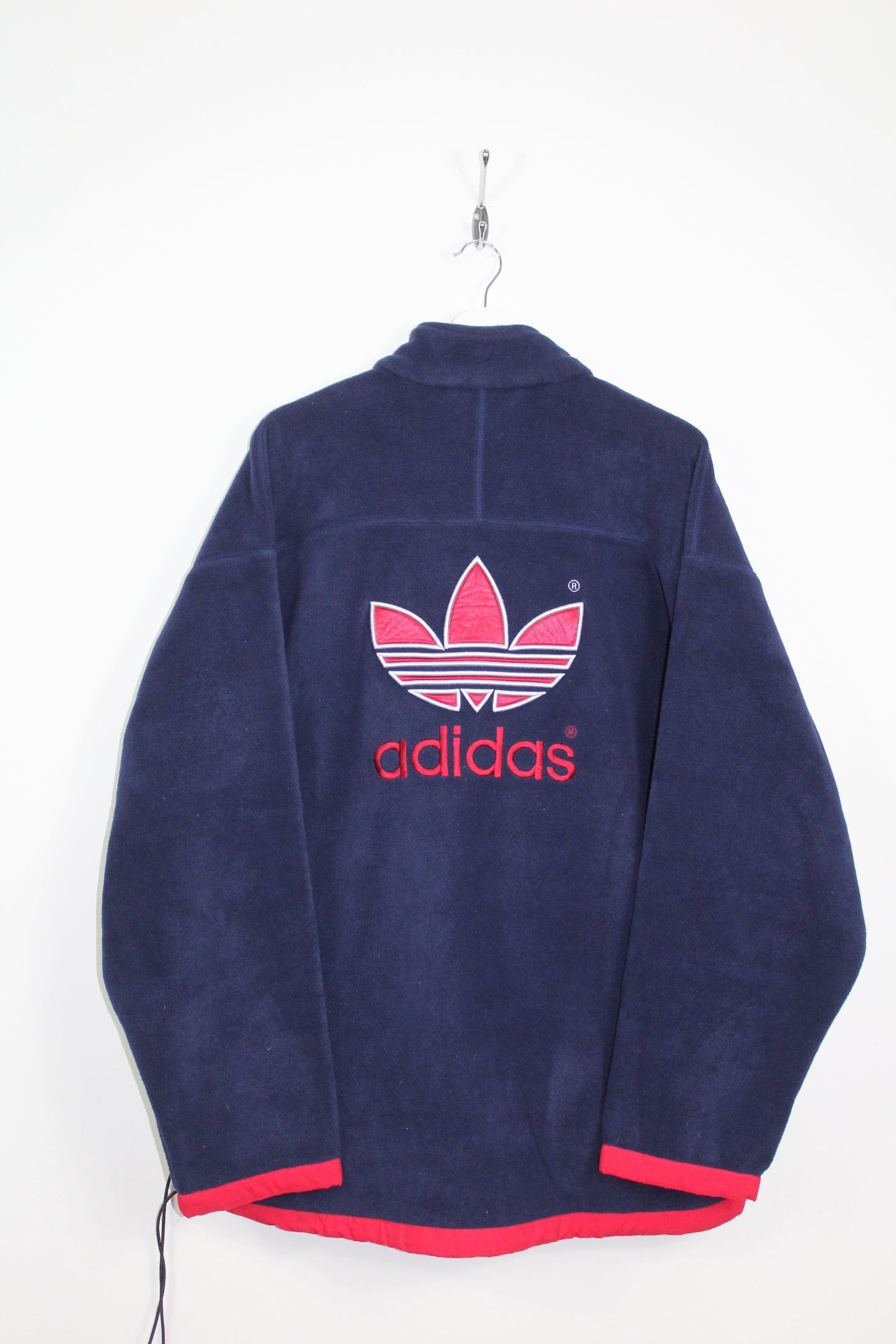 ADIDAS FIREBIRD 90'S VINTAGE ZIP UP FLEECE JUMPER D8 XXL