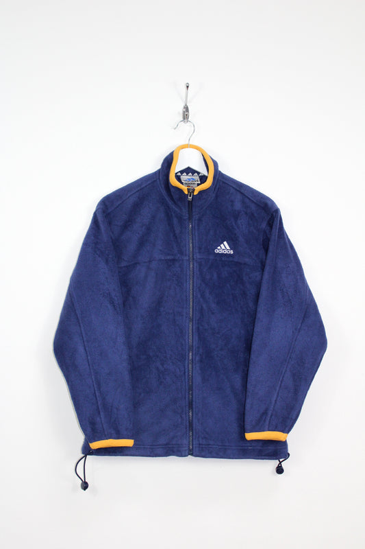 ADIDAS 90'S VINTAGE ZIP UP FLEECE SMALL