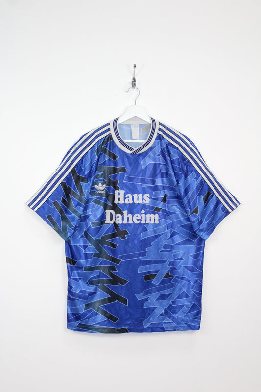 ADIDAS 90'S VINTAGE 1992 SCHALKE 04 TEMPLATE FOOTBALL SHIRT XL