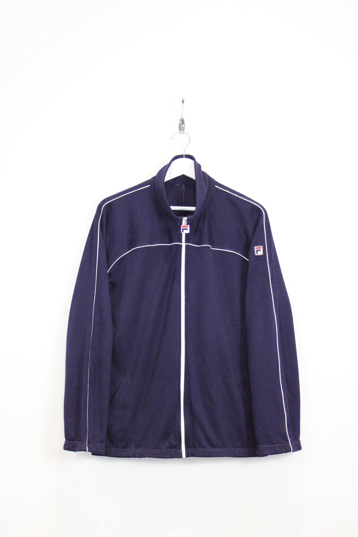 FILA OG 1980'S VINTAGE TERRINDA WOOL TRACKSUIT TOP JACKET LARGE