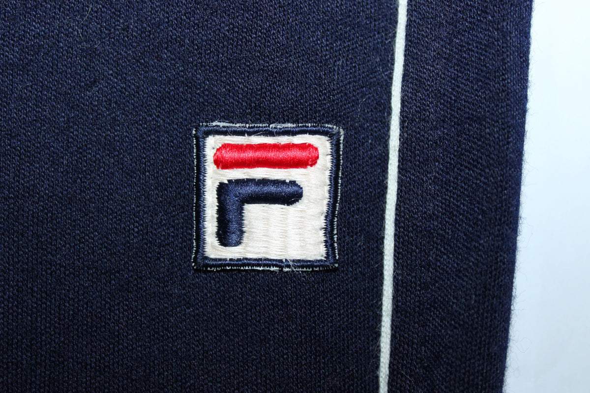 FILA OG 1980'S VINTAGE TERRINDA WOOL TRACKSUIT TOP JACKET LARGE
