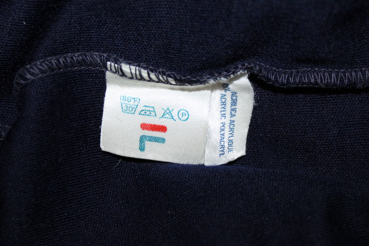 FILA OG 1980'S VINTAGE TERRINDA WOOL TRACKSUIT TOP JACKET LARGE