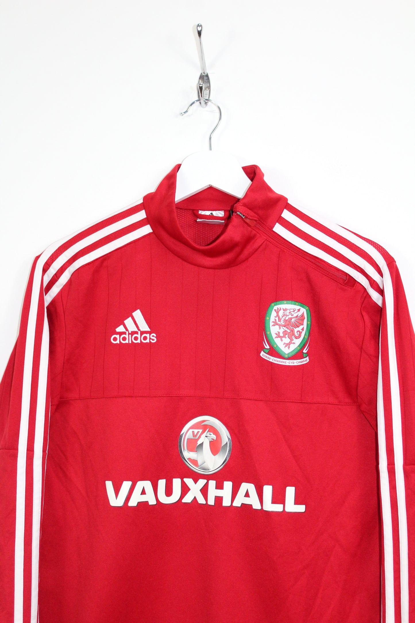 WALES 2015-16 ADIDAS 1/4 ZIP DRILL TOP SMALL